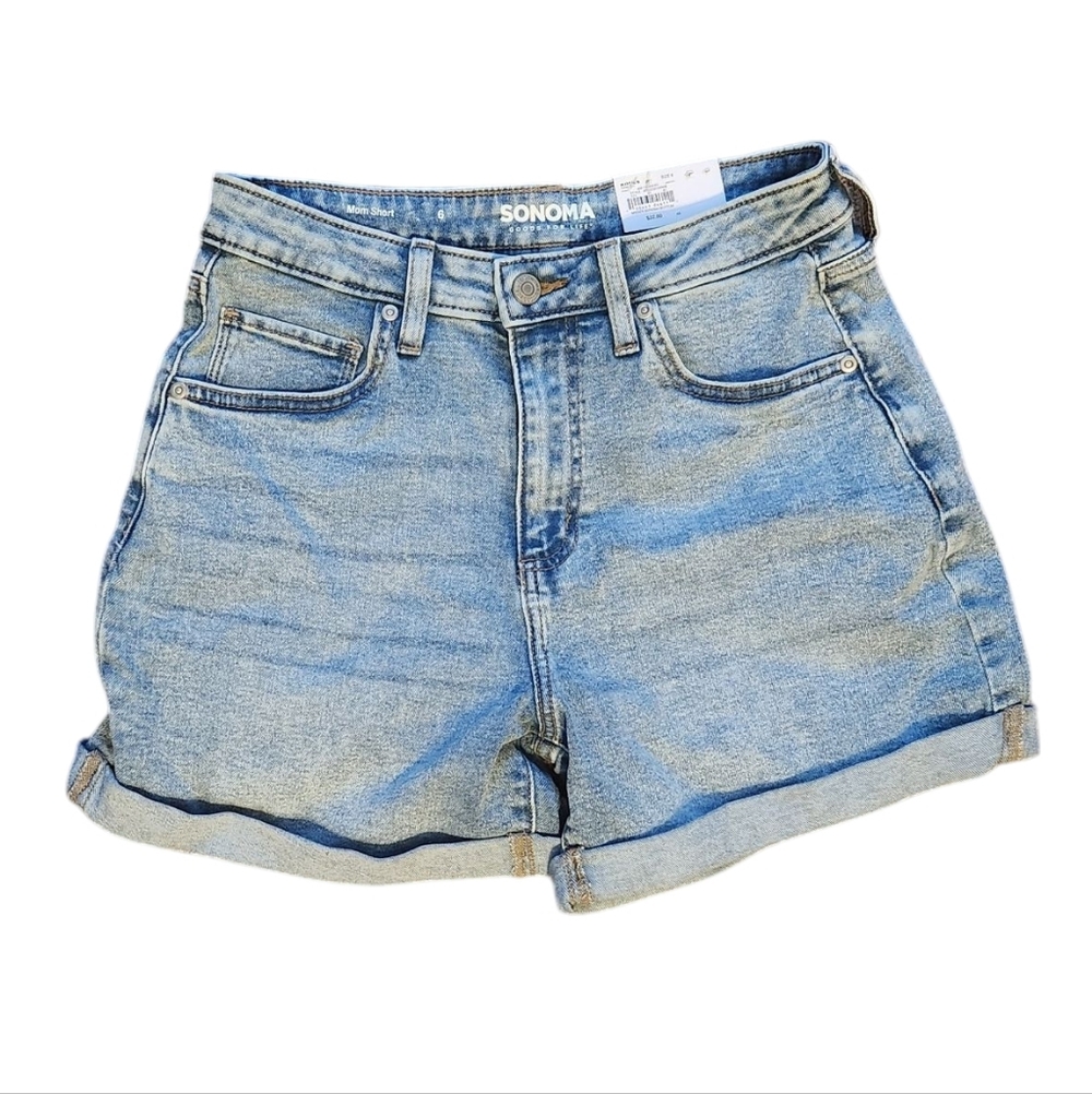 NWT‎ Sonoma Women's Denim Blue Jean Shorts Size 6